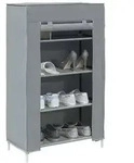 vidaXL Schuhschrank Grau 60,5x30x97 cm Vliesstoff