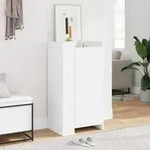vidaXL Schuhschrank Wei&szlig; 52x37,5x100 cm Holzwerkstoff