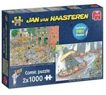 1110100037 - Jan van Haasteren - Der K&auml;semarkt Die Segelregatta- 2x1000pcs