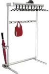 Reihengarderobe Sevilla BxTxH 100x43x170cm aluminium/silber