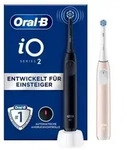 Oral-B iO Series 2 elektrische Zahnb&uuml;rste DUO Pack night black/calm pink
