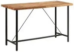 vidaXL Bartisch 180x70x107 cm Massivholz Akazie und Eisen