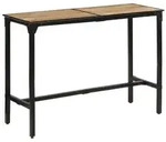 vidaXL Bartisch 150x55x107 cm Raues Massivholz Mango