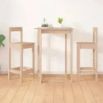 vidaXL Barst&uuml;hle 2 Stk. 40x41,5x112 cm Massivholz Kiefer