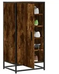 vidaXL Schuhregal R&auml;uchereiche 48x38x97,5 cm Holzwerkstoff