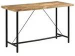 vidaXL Bartisch 180x70x107 cm Massivholz Mango und Eisen