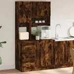 vidaXL K&uuml;chenschrank R&auml;uchereiche 95x50x180 cm Holzwerkstoff