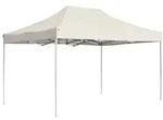 vidaXL Profi-Partyzelt Faltbar Aluminium 4,5x3 m Creme
