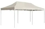 vidaXL Profi-Partyzelt Faltbar Aluminium 6x3 m Creme