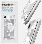 Spigen Ultra Hybrid MagSafe Case iPhone 16e Zero One - Wei&szlig;