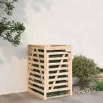 vidaXL M&uuml;lltonnenbox 84x90x128,5 cm Massivholz Kiefer