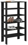 vidaXL Schuhregal Schwarz 61x32x105 cm Holzwerkstoff