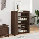 vidaXL Schuhschrank Braun Eichen-Optik 74,5x37,5x100 cm Holzwerkstoff