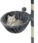 lionto Liegemulde f&uuml;r Kratzb&auml;ume, Liegefl&auml;che mit stabilem Metallrahmen &