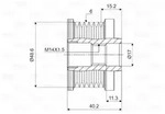 Valeo 588102 Generatorfreilauf
