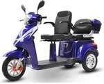 ECO ENGEL 503 Blau, 25 km/h Dreirad Roller