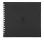 HAMA - Spiral-Album Signs 28x24 cm 50 wei&szlig;e Seiten Schwarz - B&uuml;rokleinmaterial