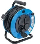 Kabeltrommel - 4 Steckdosen - L&auml;nge 25 m - Leistung 3500 W - Schutzart IP44 -