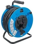 Kabeltrommel - 4 Steckdosen - L&auml;nge 50 m - Leistung 3500 W - Schutzart IP44 -