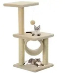 vidaXL Katzen-Kratzbaum Sisal 65 cm Beige
