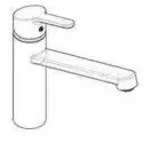 Kludi Sp&uuml;ltisch-Einhandmischer M2 DN 15 chrom