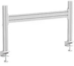 InLine&reg; Slatwall Tischhalterung, Aluminium Panel 1 m, inkl. 2 St&uuml;tzen 0,43 m