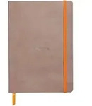 Notizbuch Flex A5 liniert 90g/qm 80 Blatt mausgrau