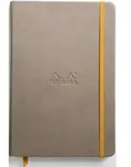 Notizbuch Rhodiarama A5 14,8x21cm 96 Blatt 90g liniert mausgrau