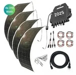 MyVoltaics&reg; Balkonkraftwerk ultraleicht, MyUltraleicht 1240 Watt, 4 flexible Module