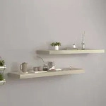 vidaXL Schweberegale 2 Stk. Eichen-Optik 90x23,5x3,8 cm MDF