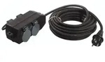 Bachmann Strom Verl&auml;ngerungskabel 16 A Schwarz 10.00 m H07RN-F 3G 1,5 mm2