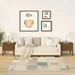 vidaXL Beistelltische 2 Stk. Honigbraun 50x50x49 cm Massivholz Kiefer