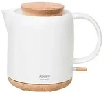 Adler AD 1304 Keramik-Wasserkocher 1200 W - 1 L, 360&deg;-Basis, Ecru
