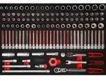 "KS TOOLS 3/8" Steckschl&uuml;ssel-Satz in Schaumstoffeinlage, 124-tlg"