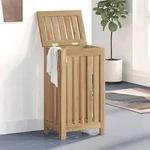 vidaXL W&auml;schebeh&auml;lter 35x25x60 cm Massivholz Teak