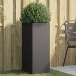 vidaXL Pflanzk&uuml;bel Schwarz 32x29x75 cm Stahl