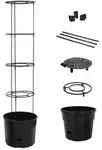 vidaXL Tomatentopf Anthrazit &Oslash;39x150 cm Polypropylen