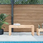 vidaXL Gartenbank 110x38x45 cm Massivholz Kiefer vidaXL Gartenbank 110x38x45 cm Massivholz Kiefer