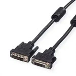 VALUE Verl&auml;ngerungskabel DVI, DVI ST-BU, (24+1) dual link, 3 m Kabel Telefon- und