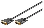 Wentronic goobay - DVI-Kabel - Dual Link - DVI-I (M) bis DVI-I (M)2 m -