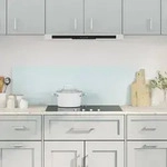 vidaXL K&uuml;chenr&uuml;ckw&auml;nde 2 Stk. Wei&szlig; 70x40 cm Hartglas
