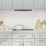 vidaXL K&uuml;chenr&uuml;ckw&auml;nde 2 Stk. Transparent 70x50 cm Hartglas