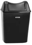 Katrin 92223, 8 l, Rechteckig, Kunststoff, Schwarz, Manuell, 240 mm