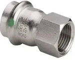 "VIEGA &Uuml;bergangsst&uuml;ck IG Sanpress Inox Edelstahl 15mmx3/4""