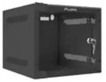 Schrank Netzwerkschrank - geeignet f&uuml;r Wandmontage - RAL 9004, Schwarz - 4U - 25
