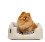 lionto Kuschelbett f&uuml;r Hunde, gem&uuml;tliches Hundebett mit herausnehmbarem