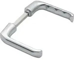 HOPPE T&uuml;rdr&uuml;ckerpaar London 113 H Alu.F1 o.Rosetten VK 10mm - 6168371