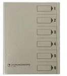 Bene Ordnungsmappe 083600GR DIN A4 6F&auml;ch Verwendung f&uuml;r Papierformat: DIN A4