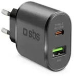 SBS TETRPD25W, Indoor, AC, 9 V, Schwarz