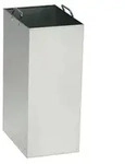 Abfalleinsatz Stahlbl.silber verz.f.Container 60l VAR